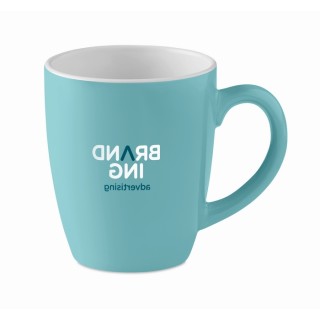 Taza cerámica de color 300ml personalizable